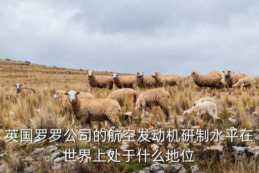 英國羅羅公司的航空發(fā)動機研制水平在世界上處于什么地位
