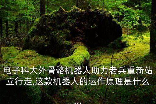 電子科大外骨骼機器人助力老兵重新站立行走,這款機器人的運作原理是什么...