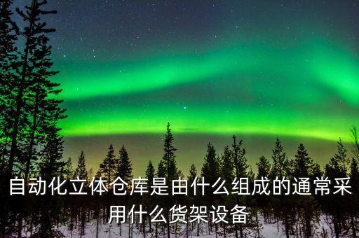 自動化立體倉庫是由什么組成的通常采用什么貨架設備