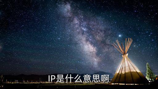 ip地址什么意思，IP是什么意思啊