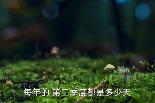第二季度,上市公司的季度表