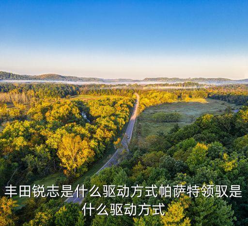 豐田銳志是什么驅(qū)動方式帕薩特領(lǐng)馭是什么驅(qū)動方式