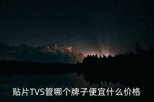 貼片TVS管哪個(gè)牌子便宜什么價(jià)格