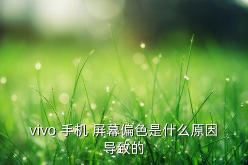 手機(jī)屏幕色彩