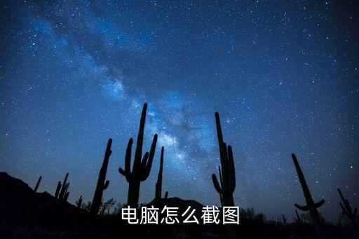 電腦怎么截圖