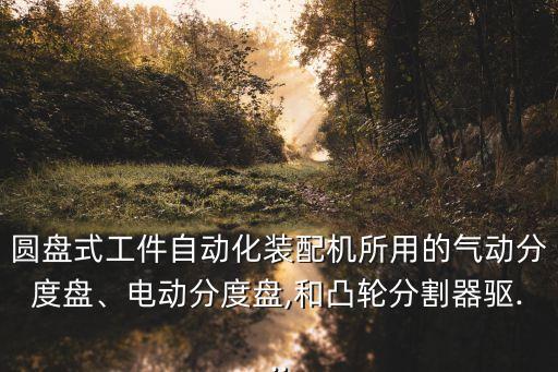 圓盤式工件自動化裝配機(jī)所用的氣動分度盤、電動分度盤,和凸輪分割器驅(qū)...