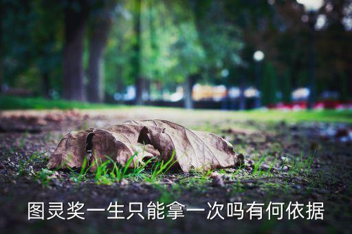 圖靈獎一生只能拿一次嗎有何依據(jù)