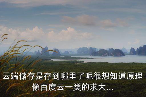 云存儲(chǔ)數(shù)據(jù)存在哪了,電信天翼云存儲(chǔ)數(shù)據(jù)存儲(chǔ)在哪里?云端