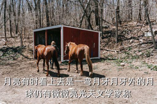 月亮有時(shí)看上去是一彎月牙月牙外的月球仍有微微亮光天文學(xué)家稱