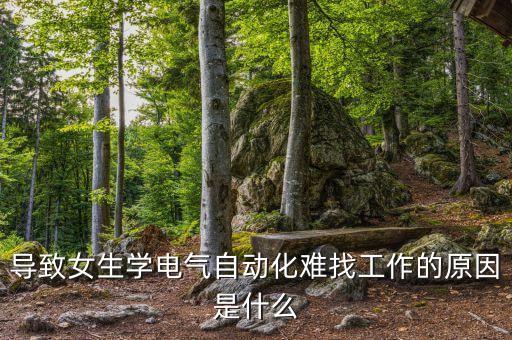 導(dǎo)致女生學(xué)電氣自動(dòng)化難找工作的原因是什么