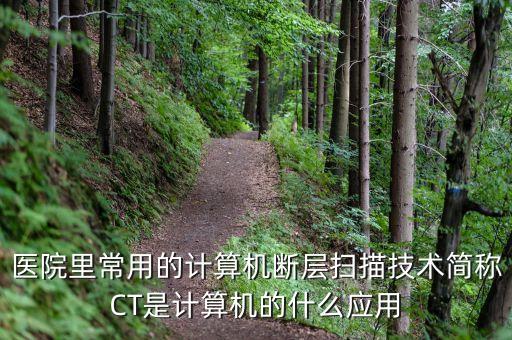 醫(yī)院里常用的計算機斷層掃描技術簡稱CT是計算機的什么應用