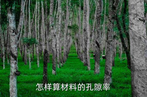 孔隙率計算公式，什么是煤的孔隙率