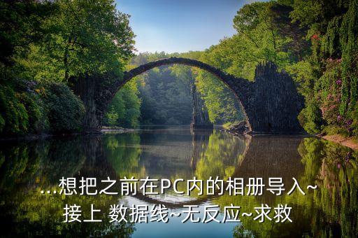 ...想把之前在PC內(nèi)的相冊導入~接上 數(shù)據(jù)線~無反應~求救