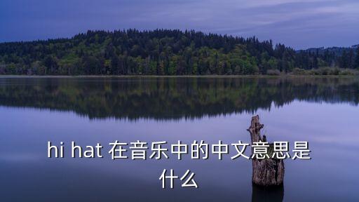 hihat，hi hat 在音樂中的中文意思是什么