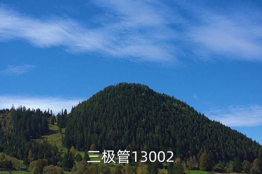 13002，晶體管的型號(hào)13002是什么意思