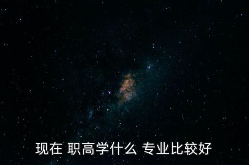 現(xiàn)在 職高學(xué)什么 專業(yè)比較好