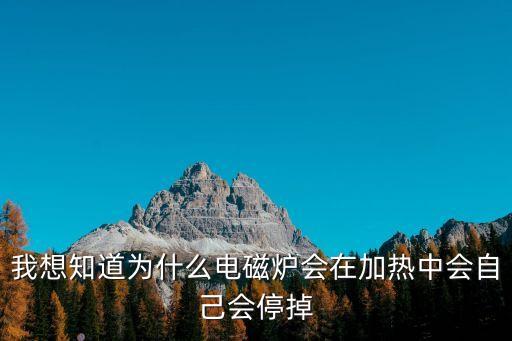 我想知道為什么電磁爐會(huì)在加熱中會(huì)自己會(huì)停掉