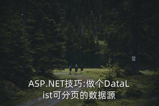 ASP.NET技巧:做個(gè)DataList可分頁的數(shù)據(jù)源