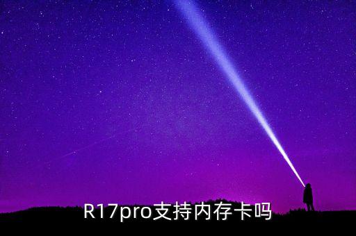 R17pro支持內存卡嗎