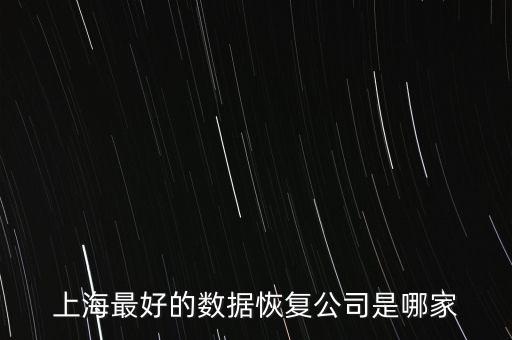 上海最好的數(shù)據(jù)恢復公司是哪家