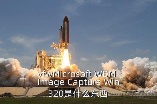 vfwMicrosoft WDM Image Capture Win320是什么東西