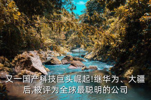 又一國產(chǎn)科技巨頭崛起!繼華為、大疆后,被評為全球最聰明的公司