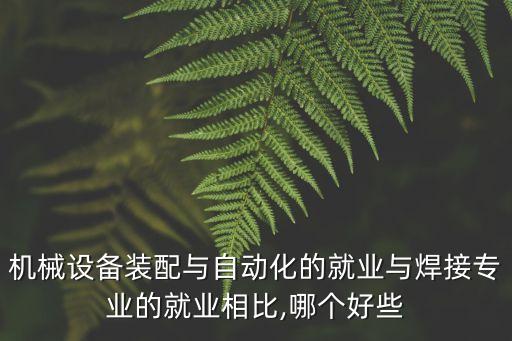 機械設(shè)備安裝及其自動化,機械制造與自動化是干嘛?