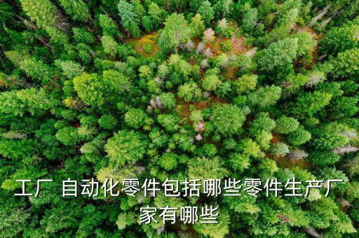 工廠 自動(dòng)化零件包括哪些零件生產(chǎn)廠家有哪些