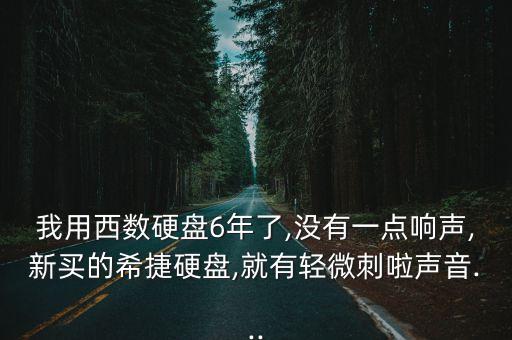 我用西數(shù)硬盤6年了,沒有一點(diǎn)響聲,新買的希捷硬盤,就有輕微刺啦聲音...