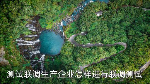 測(cè)試聯(lián)調(diào)生產(chǎn)企業(yè)怎樣進(jìn)行聯(lián)調(diào)測(cè)試
