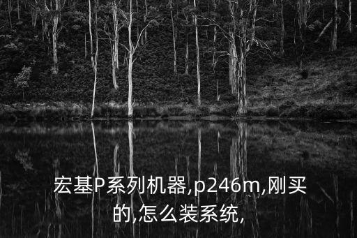 宏基P系列機(jī)器,p246m,剛買(mǎi)的,怎么裝系統(tǒng),