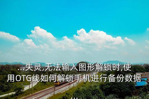 ...失靈,無法輸入圖形解鎖時(shí),使用OTG線如何解鎖手機(jī)進(jìn)行備份數(shù)據(jù)...