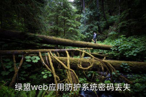 綠盟web應用防護系統(tǒng)密碼丟失