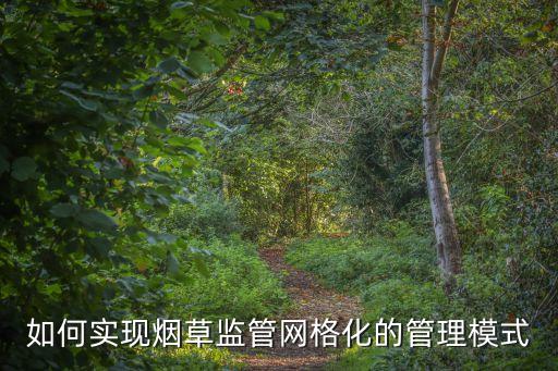 如何實(shí)現(xiàn)煙草監(jiān)管網(wǎng)格化的管理模式