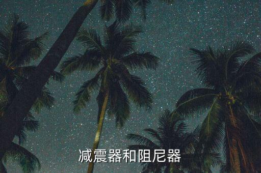 減震器和阻尼器