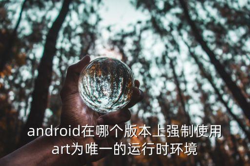 dex2oat，android在哪個版本上強(qiáng)制使用art為唯一的運(yùn)行時環(huán)境