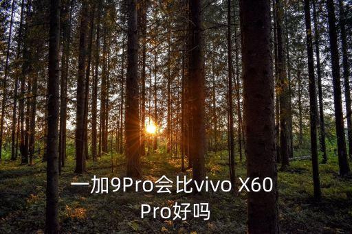 一加9Pro會比vivo X60 Pro好嗎