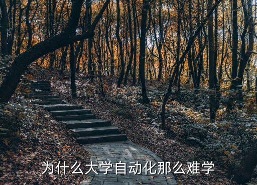 為什么大學(xué)自動化那么難學(xué)