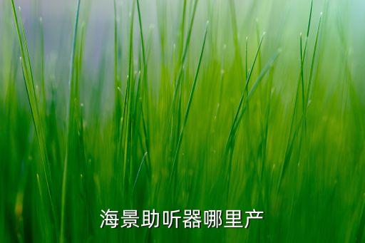 海景助聽器哪里產