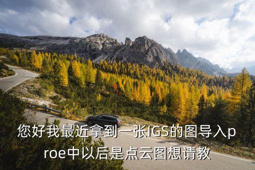 您好我最近拿到一張IGS的圖導(dǎo)入proe中以后是點(diǎn)云圖想請(qǐng)教