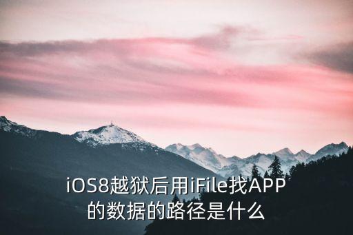 ios應(yīng)用數(shù)據(jù)目錄,哪些應(yīng)用程序可以使用蘋(píng)果手機(jī)瀏覽