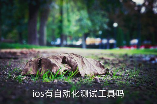 ios有自動化測試工具嗎