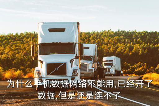 為什么手機數(shù)據(jù)網(wǎng)絡(luò)不能用,已經(jīng)開了數(shù)據(jù),但是還是連不了