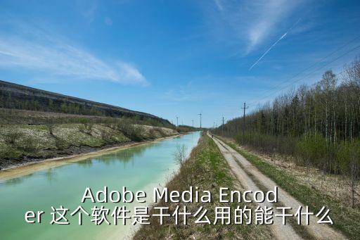 Adobe Media Encoder 這個軟件是干什么用的能干什么