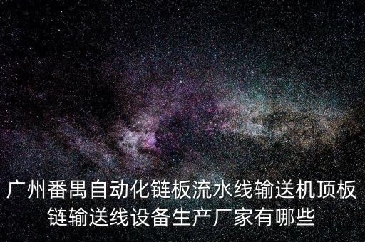 廣州番禺自動化鏈板流水線輸送機(jī)頂板鏈輸送線設(shè)備生產(chǎn)廠家有哪些