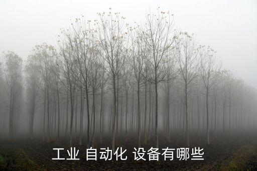 工業(yè) 自動化 設(shè)備有哪些