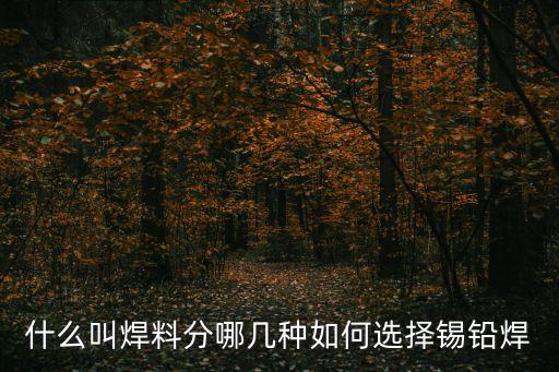 焊料，什么是焊料焊料的主要用途