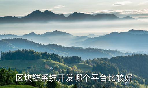 區(qū)塊鏈開發(fā)平臺，現在區(qū)塊鏈平臺哪個好