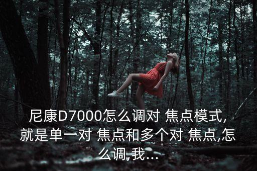 尼康D7000怎么調(diào)對 焦點(diǎn)模式,就是單一對 焦點(diǎn)和多個對 焦點(diǎn),怎么調(diào),我...
