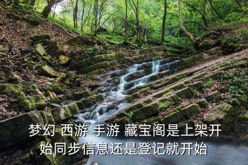  夢幻 西游 手游 藏寶閣是上架開始同步信息還是登記就開始